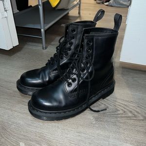 Black Doc Martin boots